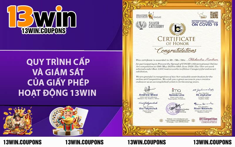 Quy Trình Cấp Và Giám Sát Của Giấy Phép Hoạt Động 13WIN